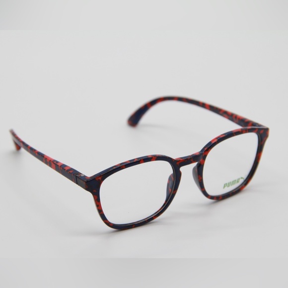 NEW PUMA PU0080O 002 RED BLUE EYEGLASSES PUMA PU00800 - Picture 5 of 9